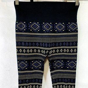 Just One Leggings Geometric Ikat Athletic Active